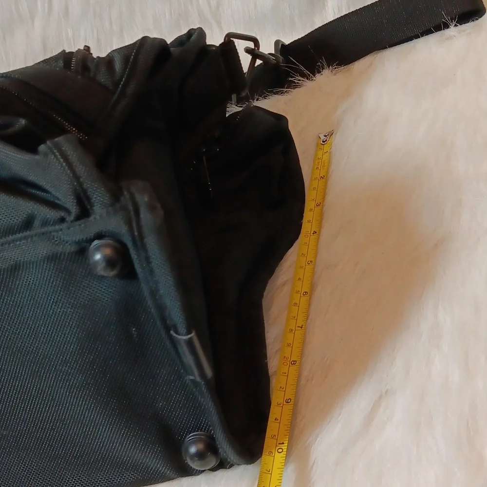 Tumi Alpha  Black Ballistic Nylon Bag